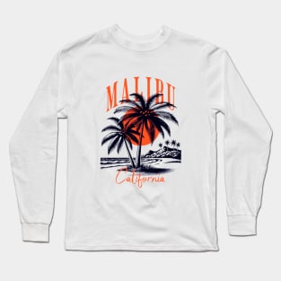 Malibu, California Long Sleeve T-Shirt